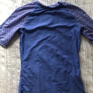Old Navy Purple Patterned Rash Gaurd!